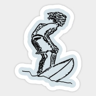 Kids Surfer Sticker